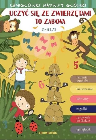 Łamigłówki mądrej..Uczyć się ze zwierzętami w.2018 Łamigłówki mądrej..Uczyć się ze zwierzętami w.2018