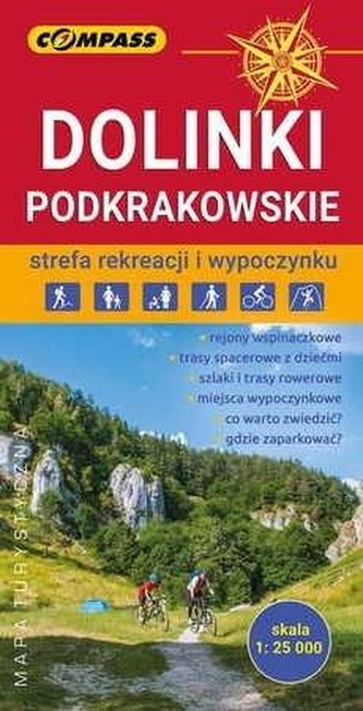 Mapa tur.- Dolinki Podkrakowskie 1:25 000