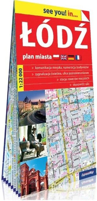 See you! in... Łódź 1:22 000 plan miasta