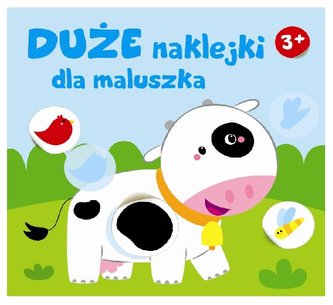 Duże naklejki dla maluszka - krówka 3+