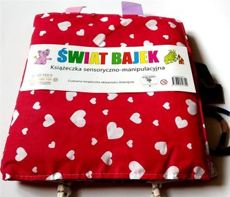 Książeczka sensoryczno-manipulacyjna. Świat bajek
