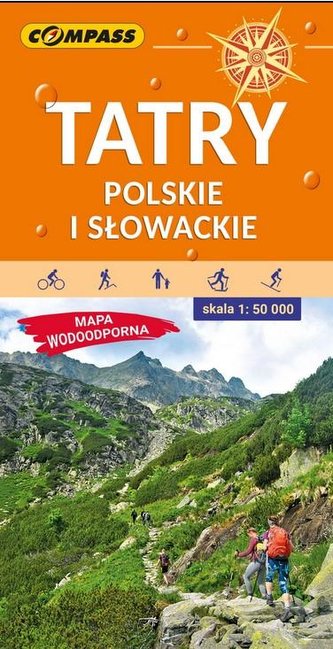 Mapa tur. Tatry Polskie i Słowackie 1:50 000