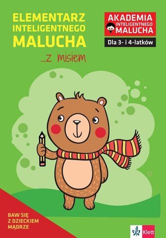 Elementarz inteligentnego malucha z misiem 3-4 lat Elementarz inteligentnego malucha z misiem 3-4 lat