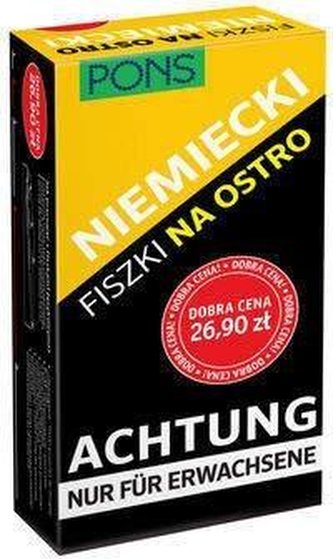 Fiszki na ostro. Niemiecki PONS Fiszki na ostro. Niemiecki PONS