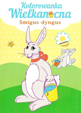 Kolorowanka Wielkanocna. Śmigus-dyngus