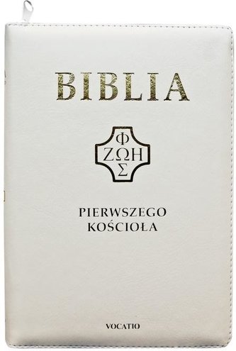 Biblia pierwszego Kościoła z paginat. biała