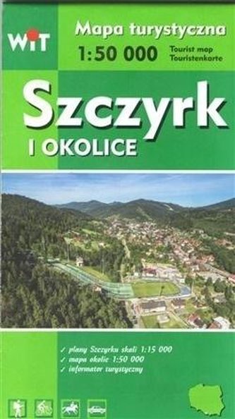 Mapa turystyczna - Szczyrk i okolice WIT Mapa turystyczna - Szczyrk i okolice WIT