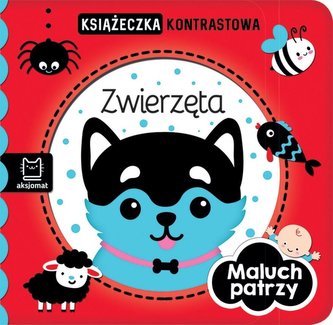 Maluch patrzy. Zwierzęta. Książeczka kontrastowa