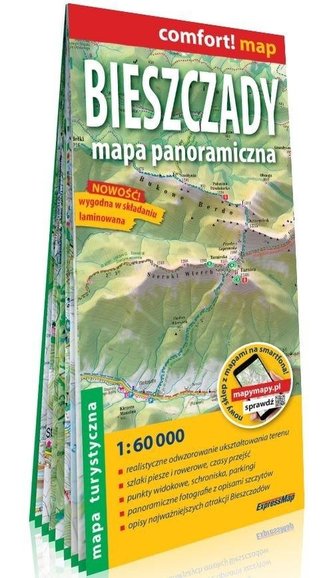 Comfort! map Bieszczady 1:60 000 laminowana