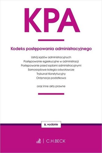 Kodeks postępowania administracyjnego Kodeks postępowania administracyjnego