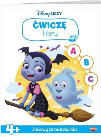 Disney uczy. Vampirina. Ćwiczę litery 4+