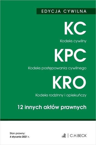 KC. KPC. KRO. 12 innych aktów prawnych