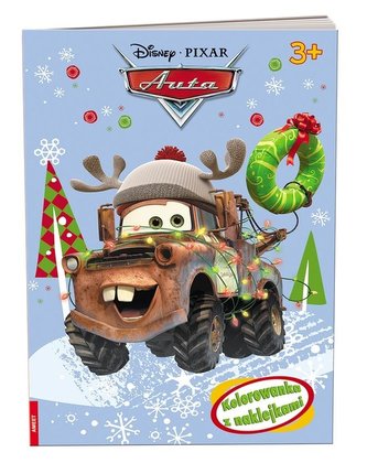 Kolorowanka z naklejkami. Auta