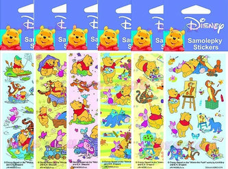 Samolepky Medvídek Pú