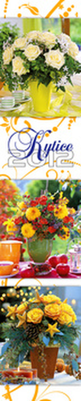 Kytice - nástěnný kalendář 2012