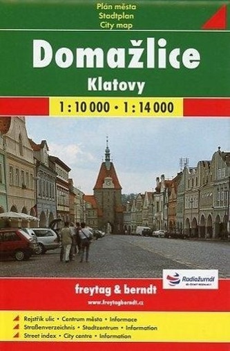 Klatovy Domažlice 1:14/10T 1:100T/plán města