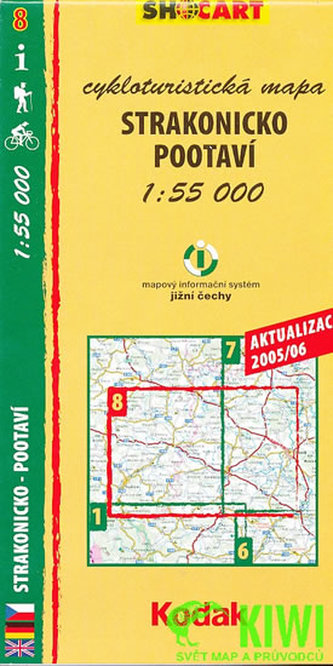 Strakonicko - cykloturistická mapa č. 8 /1:55 000