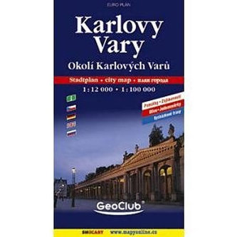 Karlovy Vary mapa 1:12 000
