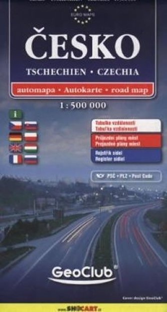 Česko - automapa 1:500 T