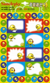 SAMOLEPKY – na sešity – smajlík