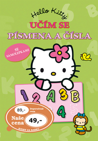 Hello Kitty - Učím se písmena a čísla se samolepkami