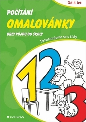 Počítání – Omalovánky Brzy půjdu do školy