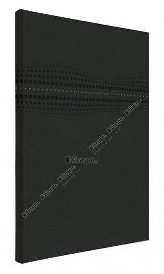 Notes STILO černý - linkovaný A4