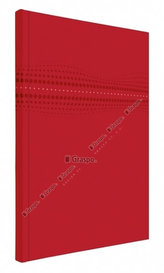 Notes STILO červený - linkovaný A4
