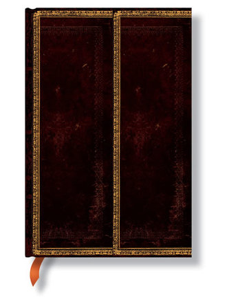 Zápisník - Black Moroccan Flexi Wrap, mini 95x140