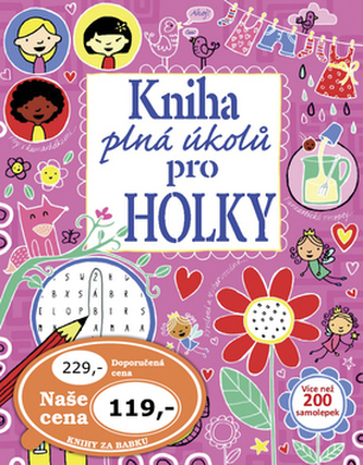 Kniha plná úkolů pro holky