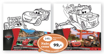 Auta 2 - Malování na plátno