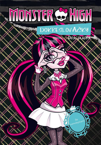 Monster High - Dracularua - Dokreslovačky se samolepkami