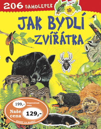 Jak bydlí zvířátka - 206 samolepek