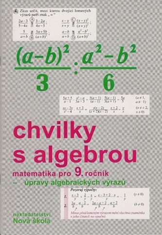 Chvilky s algebrou PS pro 9.ročník