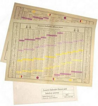 Jednolistý kalendář Krásné paní 2013