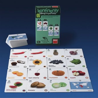 Naučné pexeso - Kontinenty - Odkud co pochází