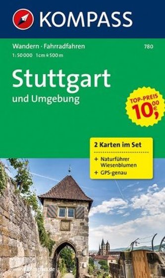 Stuttgart und Umgebung 780 ,2 mapy / 1:50T NKOM