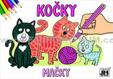 Kočky - omalovánka