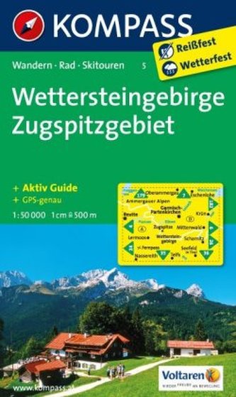 Wettersteingebirge,Zugspitzgebiet 5 / 1:50T NKOM