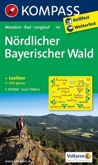 Kompass Karte Nördlicher Bayerischer Wald