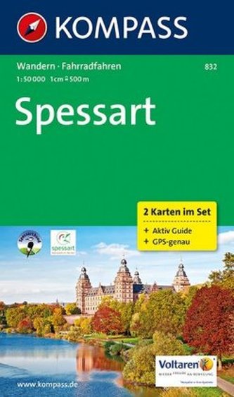 Spessart 832 ,2mapy / 1:50T NKOM