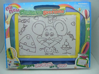 Tabulka na kreslení černobílá, 38x29 cm, 2 asstd.