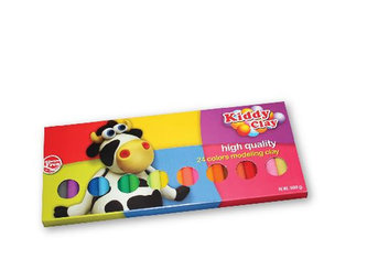 Modelína/Plastelína NARA 500g 24ks v krabičce 30x13x2cm