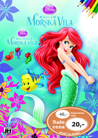 Malá mořská víla - Omalovánky A