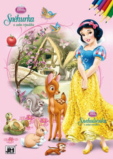 Sněhurka - omalovánka