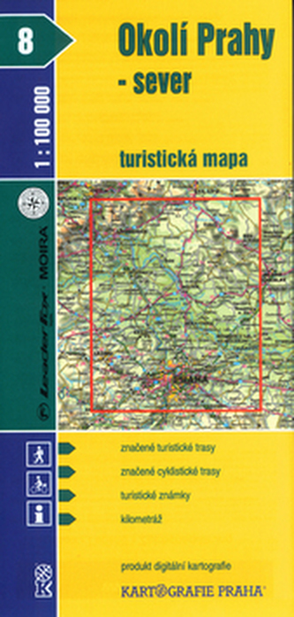 Okolí Prahy - sever  1:100 000