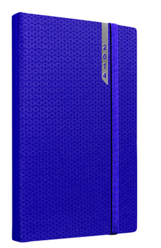 Diář 2014 - Flopy fialový - kapesní