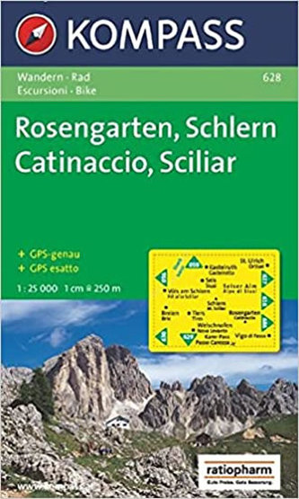 Rosengarten-Schlern/Catinaccio  628  NKO