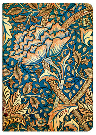 Diář 2014 - Morris Windrush midi (12-měsíční horizontal Week-at-a-Time)