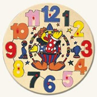 Puzzle hodiny s klaunem (30x30) Puzzle hodiny s klaunem (30x30)